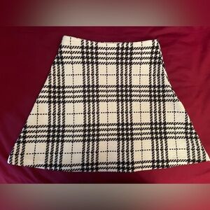New!! AQUA Bloomingdale's Plaid Skirt - Extra Small